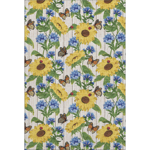 Addison Mayfield AMF171 Yellow Rug