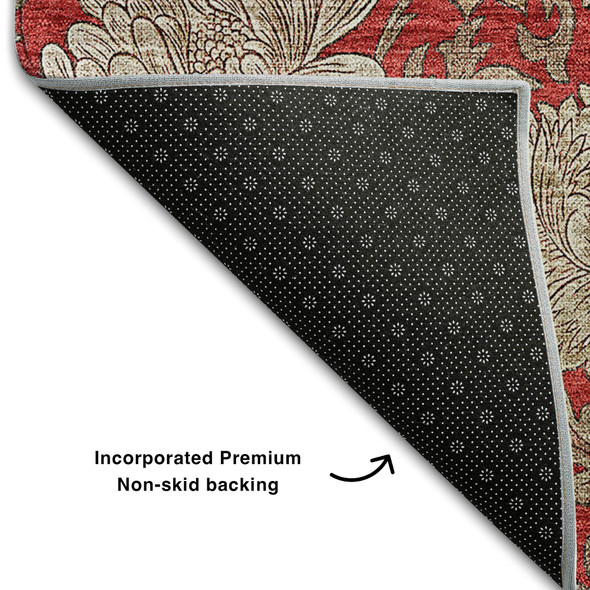 Addison Mayfield AMF677 Red Rug