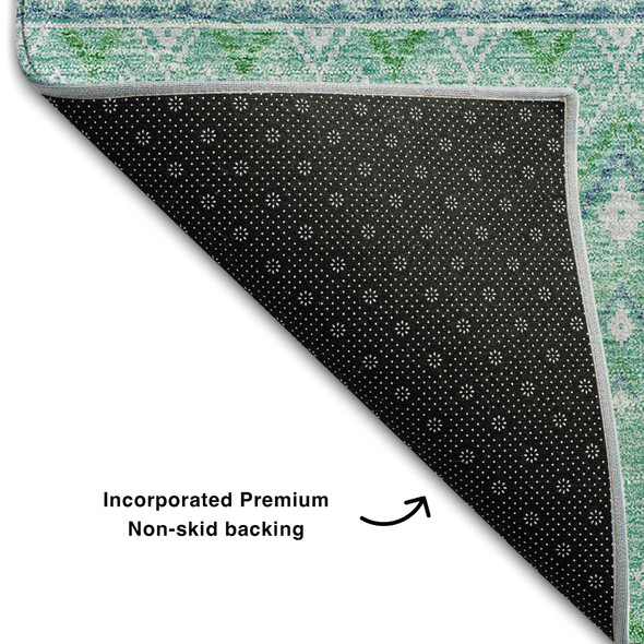 Addison Mayfield AMF709 Aqua Rug