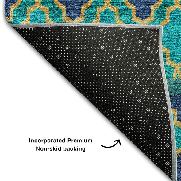 Addison Mayfield AMF726 Teal Rug
