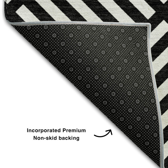 Addison Mayfield AMF731 Black Rug