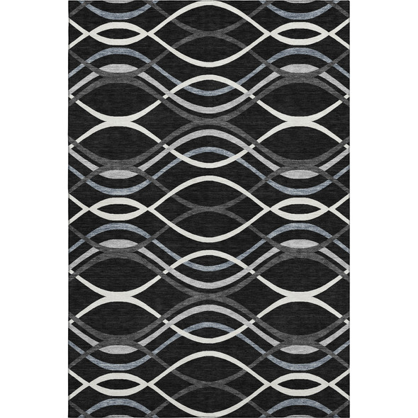 Addison Mayfield AMF757 Black Rug