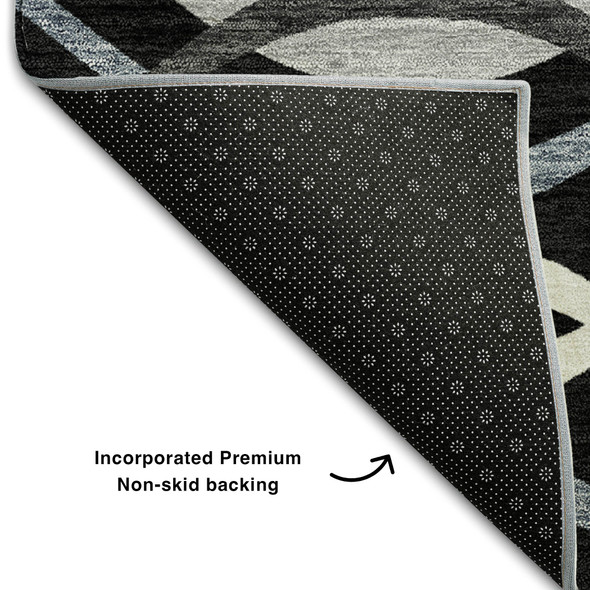 Addison Mayfield AMF757 Black Rug