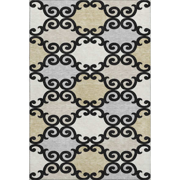 Addison Mayfield AMF883 Black Rug