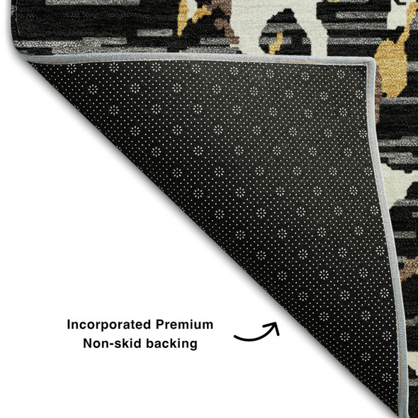 Addison Mayfield AMF1046 Black Rug