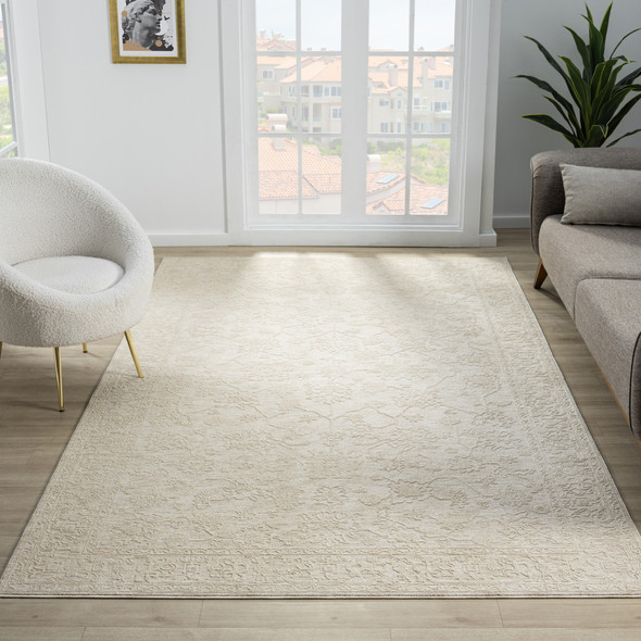 LR Home Castillo 82738 Beige Cream Rug