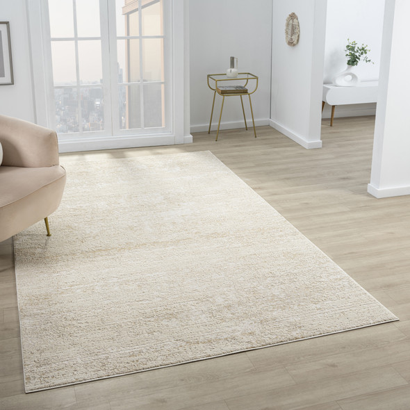 LR Home Castillo 82744 Cream Gold Rug