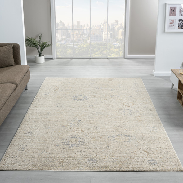 LR Home Monaco 82719 Beige Ivory Rug