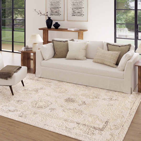 LR Home Nuvia 82786 Ivory Beige Rug