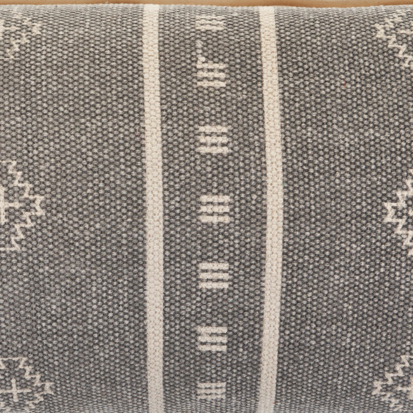 LR Home Mandala 04694 Frost Gray Pillow