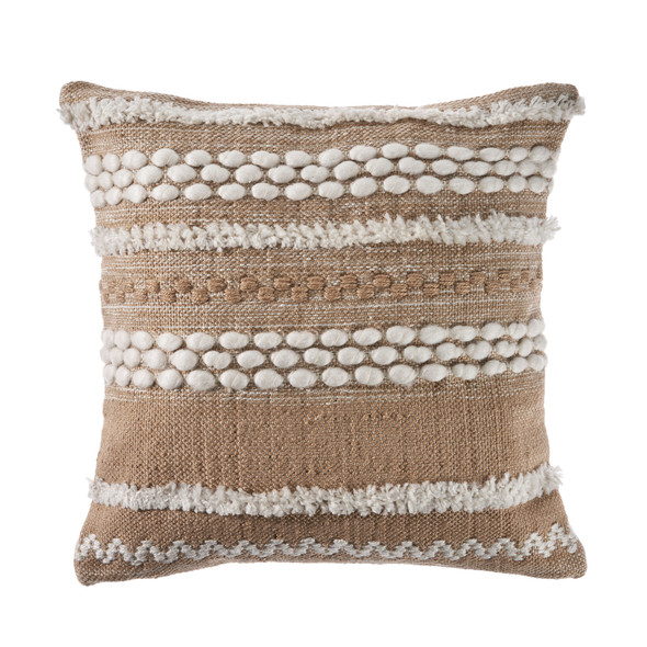 LR Home Homestead 07454 Beige White Pillow