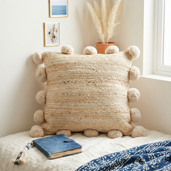 LR Home Pompadour 07642 Natural Tan Pillow