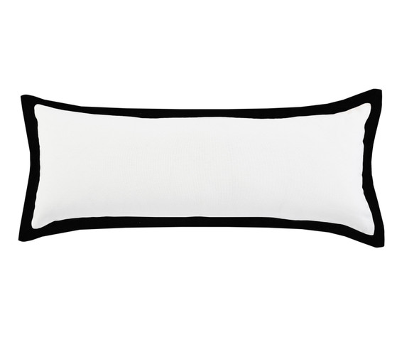 LR Home Empire 07729 Black White Pillow