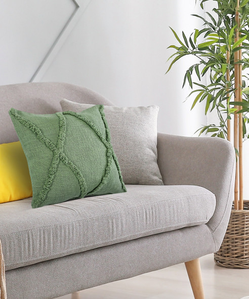 LR Home Reese 07733 Forest Green Pillow