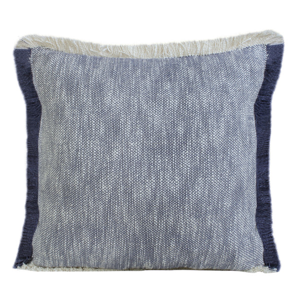 LR Home Aspen 07839 Navy Blue Beige Pillow