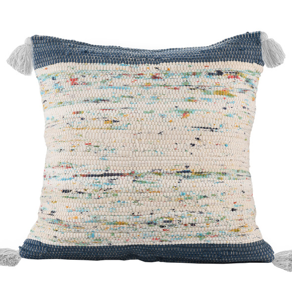 LR Home Revive 07962 Ensign Blue Multi Pillow