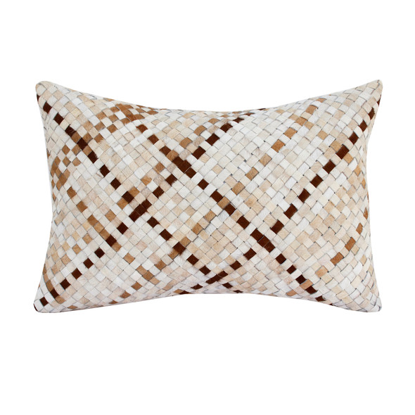 LR Home Austin 08142 Ivory Brown Pillow