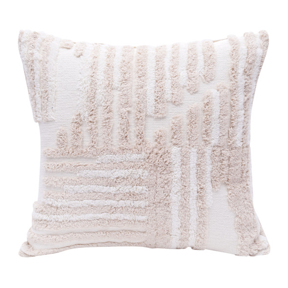 LR Home Stacy Garcia 08442 Beige White Pillow