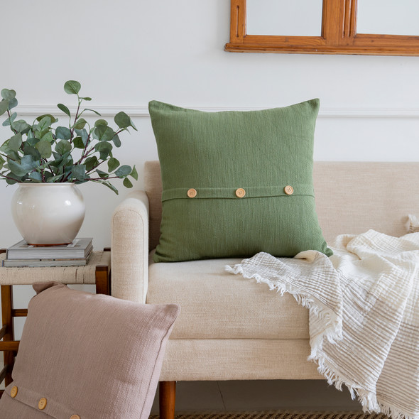 LR Home South Hampton 08507 Forest Green Pillow