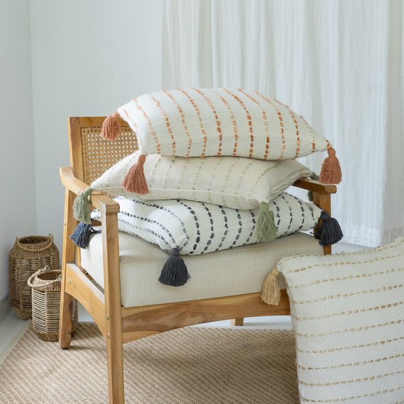 LR Home Dash 08730 Sage Ivory Pillow