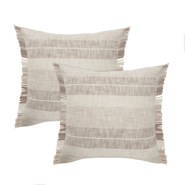 LR Home Drew 7625 Brown Ivory Pillow
