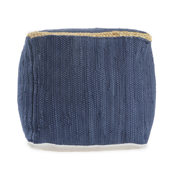 LR Home Dillon 4648 Indigo Pouf