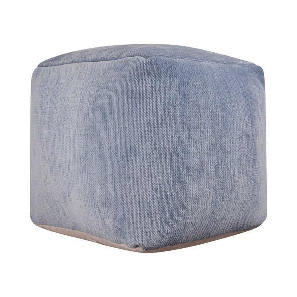 LR Home Yakar 34132 Spa Blue Pouf