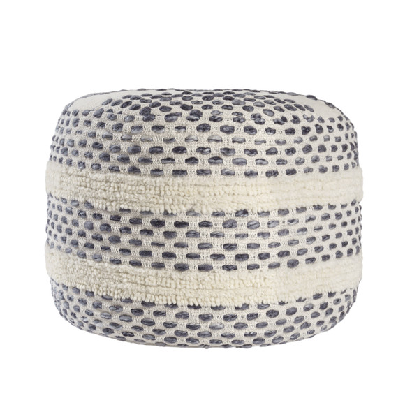 LR Home Dash 34181 Navy Blue Pouf