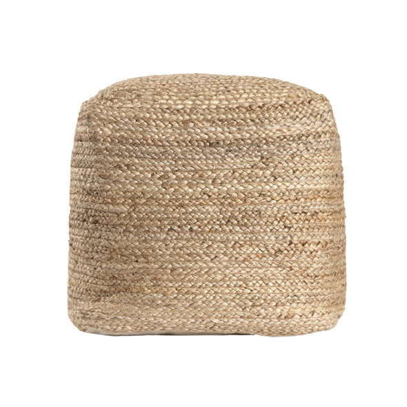 LR Home Shashi Pouf 34240 Natural Pouf