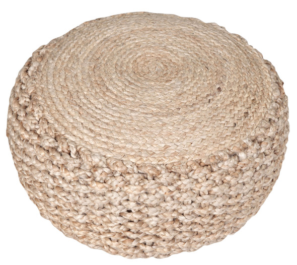 LR Home Spruce 99712 Natural Pouf