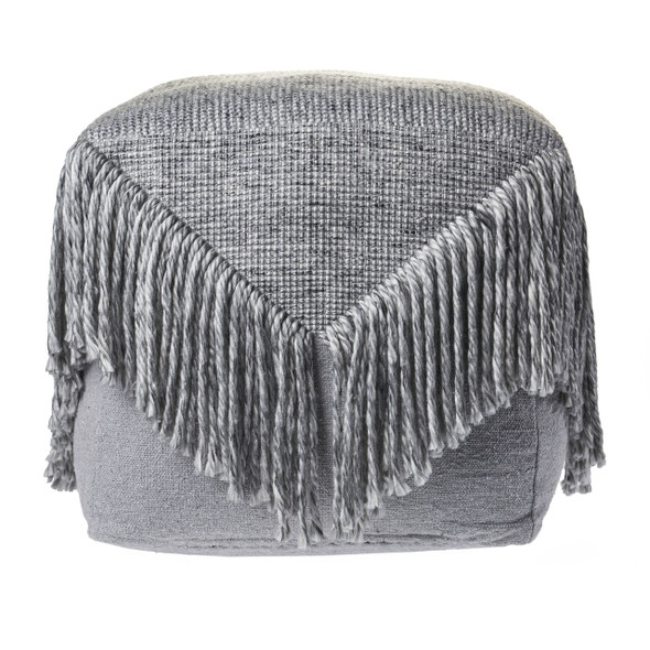 LR Home Astrid 99760 Gray Pouf