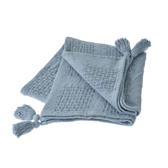 LR Home Belgium 80160 Blue Throw