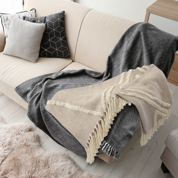LR Home Diamond 80185 Beige Cream Throw