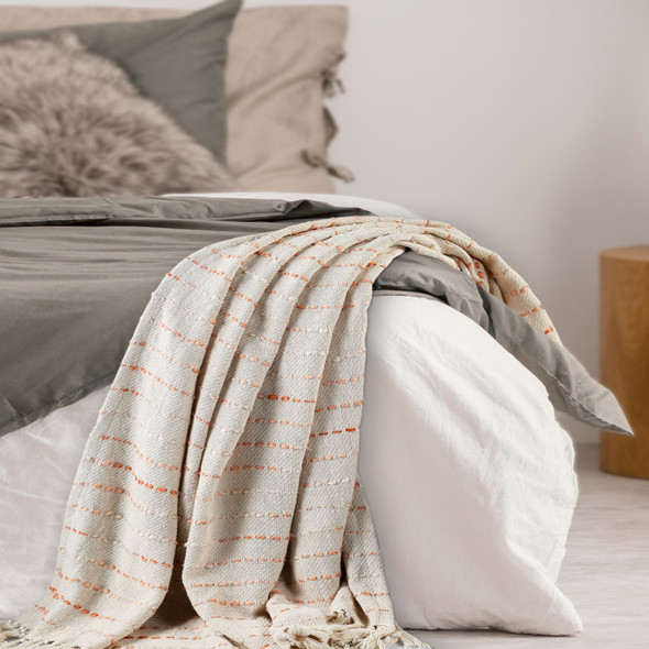 LR Home Dash 80212 Peach Throw