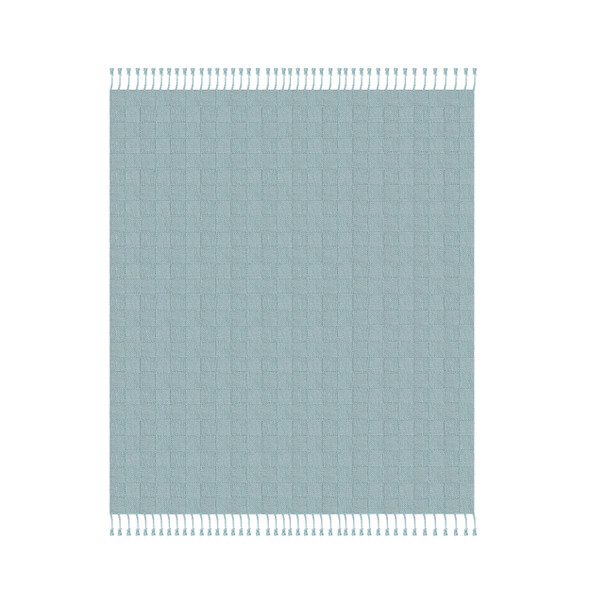 LR Home Heather 80215 Light Blue Throw