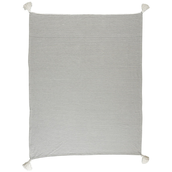 LR Home Iridescence 80262 Angel Blue White Throw