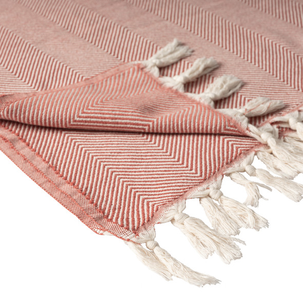 LR Home Avery 80294 Adobe Cinnamon stick Throw