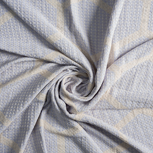 LR Home Avery 80297 Lilac White Throw