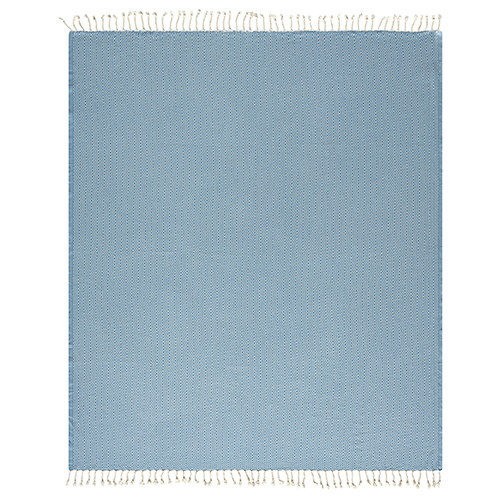 LR Home Sadie 80303 Light Blue Throw