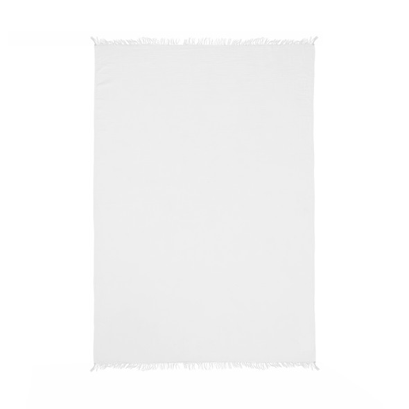 LR Home Sandy 80392 White Throw