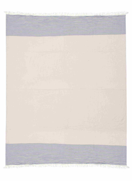 LR Home Siya 80411 Blue Ivory Throw
