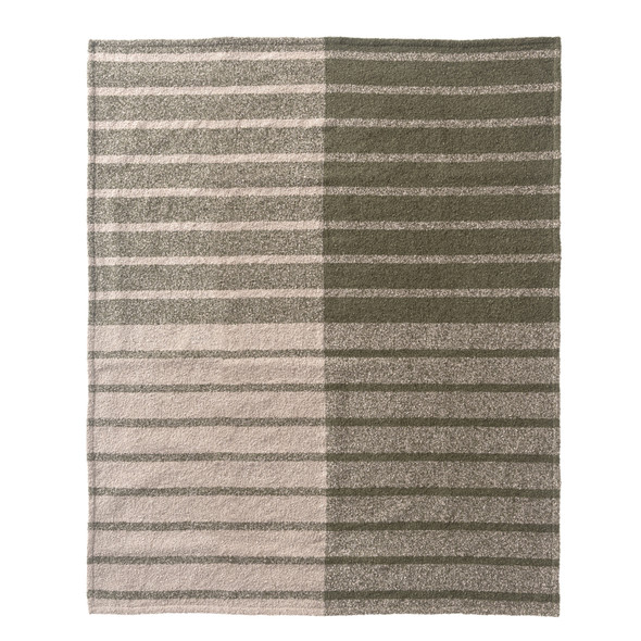 LR Home Lattice 80440 Green Gray Throw