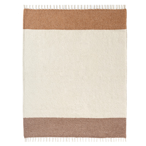 LR Home Lattice 80443 Ivory Orche Throw