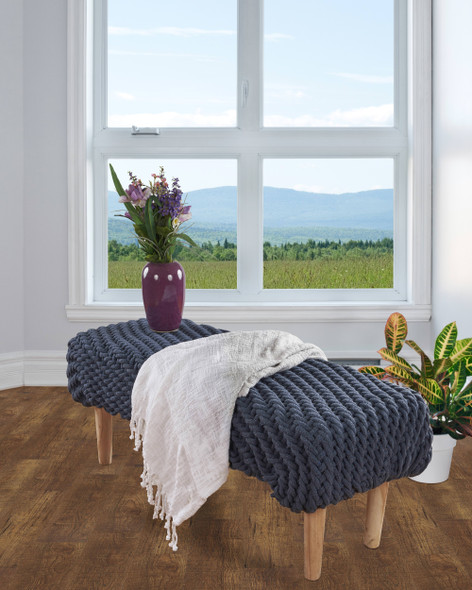 LR Home Iridescence 81152 Gray White Throw Blanket