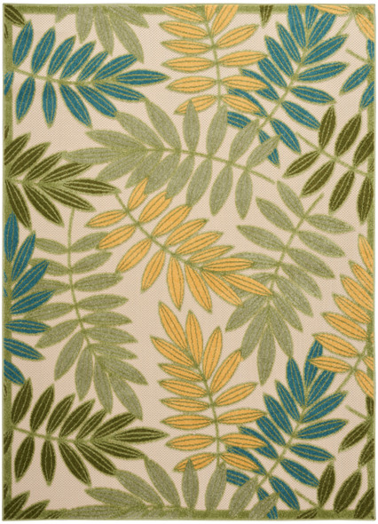 Nourison Aloha ALH18 Green Multicolor Rug
