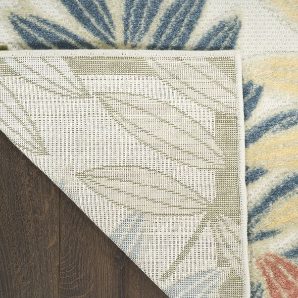 Nourison Aloha ALH18 Ivory Rose Rug