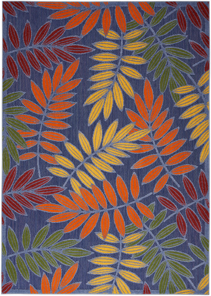 Nourison Aloha ALH18 Navy Multicolor Rug