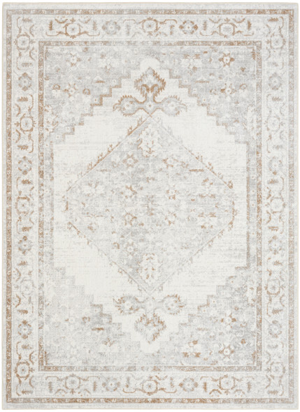 Nourison Astra Machine Washable ASW11 Grey Rug