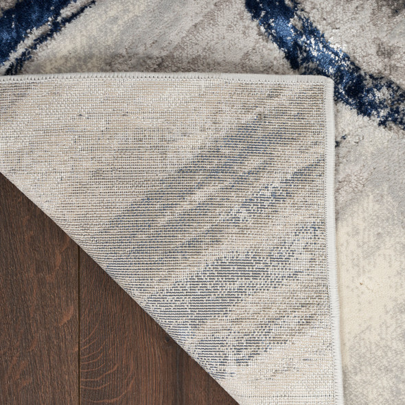 Nourison Splash BSK02 Grey Navy Rug