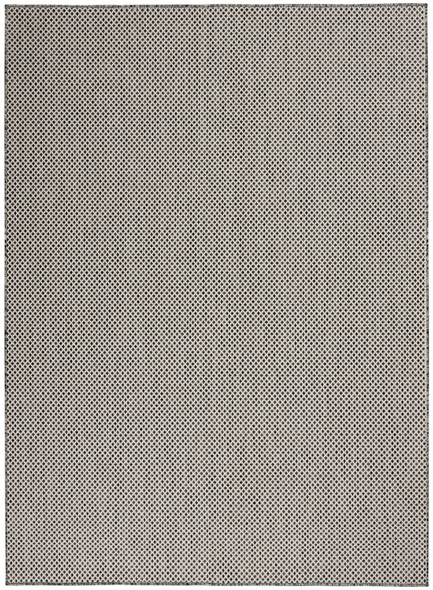 Nourison Courtyard COU01 Ivory Charcoal Rug